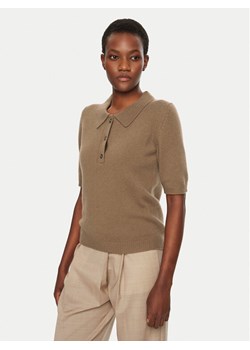Herskind Sweter Alberto 5417974 Brązowy Regular Fit ze sklepu MODIVO w kategorii Swetry damskie - zdjęcie 181089137