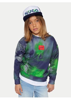 HUGO Bluza G00351 D Granatowy Regular Fit ze sklepu MODIVO w kategorii Bluzy chłopięce - zdjęcie 181089148
