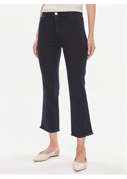 Marella Spodnie materiałowe Olpe 2331310334 Granatowy Cropp Flare Fit ze sklepu MODIVO w kategorii Spodnie damskie - zdjęcie 181089187