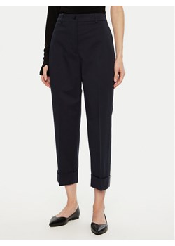 Boss Chinosy Tachino 50429884 Granatowy Relaxed Fit ze sklepu MODIVO w kategorii Spodnie damskie - zdjęcie 181089296