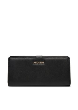 Puccini Duży Portfel Damski BLP837A Czarny ze sklepu MODIVO w kategorii Portfele damskie - zdjęcie 181089466