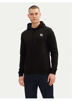 KARL LAGERFELD Bluza 705711 500900 Czarny Regular Fit ze sklepu MODIVO w kategorii Bluzy męskie - zdjęcie 181089518