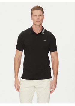Calvin Klein Polo K10K114474 Czarny Regular Fit ze sklepu MODIVO w kategorii T-shirty męskie - zdjęcie 181089646