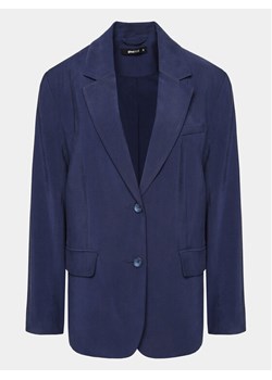 Gina Tricot Marynarka 20501 Granatowy Regular Fit ze sklepu MODIVO w kategorii Marynarki damskie - zdjęcie 181089677