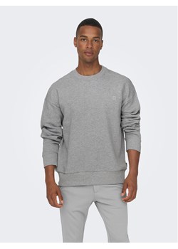 Only & Sons Bluza 22026662 Szary Relaxed Fit ze sklepu MODIVO w kategorii Bluzy męskie - zdjęcie 181089739