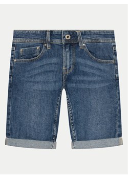 Pepe Jeans Szorty jeansowe Slim Short Jr PB800791MR5 Niebieski Slim Fit ze sklepu MODIVO w kategorii Spodenki chłopięce - zdjęcie 181089777