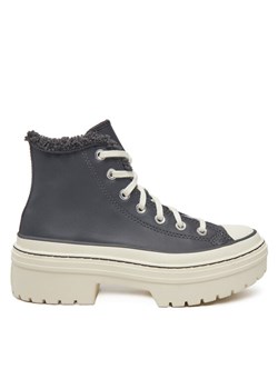 Converse Trampki Chuck Taylor All Star Lugged Heel Sherpa A10152C 094 Granatowy ze sklepu MODIVO w kategorii Trampki damskie - zdjęcie 181089786