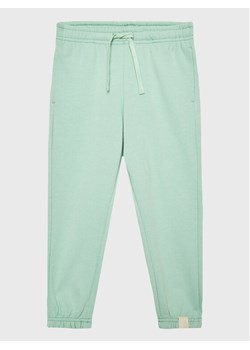 United Colors Of Benetton Spodnie dresowe 3UHRCF02Z Zielony Regular Fit ze sklepu MODIVO w kategorii Spodnie dziewczęce - zdjęcie 181089805