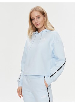Puma Bluza Ess Tape 675996 Niebieski Regular Fit ze sklepu MODIVO w kategorii Bluzy damskie - zdjęcie 181089848