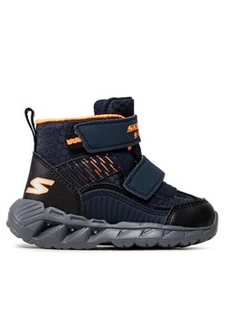 Skechers Trzewiki Frosty Fun 401504N/NVBK Granatowy ze sklepu MODIVO w kategorii Buty zimowe dziecięce - zdjęcie 181089926