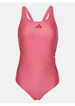 adidas Strój kąpielowy 3-Stripes JP0139 Różowy ze sklepu MODIVO w kategorii Stroje kąpielowe - zdjęcie 181090007