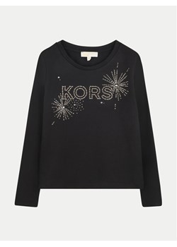 MICHAEL KORS KIDS Bluzka R30142 D Czarny Regular Fit ze sklepu MODIVO w kategorii Bluzki dziewczęce - zdjęcie 181090046