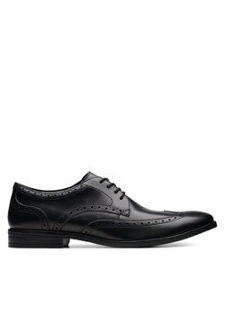 Clarks Półbuty Brandon Limit 26178490 Czarny ze sklepu MODIVO w kategorii Buty eleganckie męskie - zdjęcie 181090079
