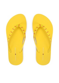 Tommy Hilfiger Japonki Essential Beach Sandal FW0FW07141 Żółty ze sklepu MODIVO w kategorii Klapki damskie - zdjęcie 181090178