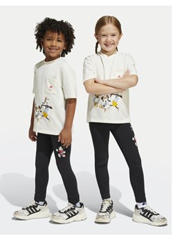 adidas Legginsy Disney Mickey Mouse JF3647 Czarny Slim Fit ze sklepu MODIVO w kategorii Spodnie dziewczęce - zdjęcie 181090205