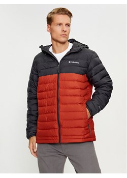 Columbia Kurtka przejściowa Powder Lite™ Hooded Jacket Pomarańczowy Regular Fit ze sklepu MODIVO w kategorii Kurtki męskie - zdjęcie 181090259