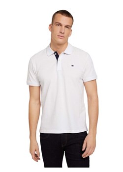 Tom Tailor Polo 1027713 Biały Regular Fit ze sklepu MODIVO w kategorii T-shirty męskie - zdjęcie 181090289