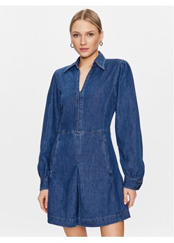 Hugo Sukienka 50484190 Niebieski Slim Fit ze sklepu MODIVO w kategorii Sukienki - zdjęcie 181090346
