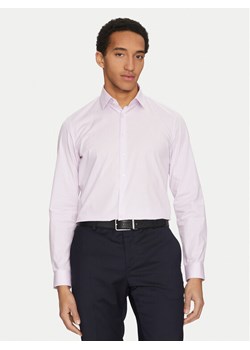 Calvin Klein Koszula K10K108229 Fioletowy Slim Fit ze sklepu MODIVO w kategorii Koszule męskie - zdjęcie 181090356