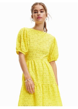 Desigual Sukienka codzienna Limon 23SWVW85 Żółty Regular Fit ze sklepu MODIVO w kategorii Sukienki - zdjęcie 181090357