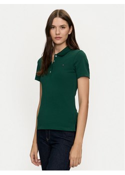 Tommy Hilfiger Polo 1985 WW0WW43225 Zielony Slim Fit ze sklepu MODIVO w kategorii Bluzki damskie - zdjęcie 181090688