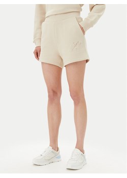 Armani Exchange Szorty sportowe XW000598 AF11852 U1092 Beżowy Regular Fit ze sklepu MODIVO w kategorii Szorty - zdjęcie 181090746