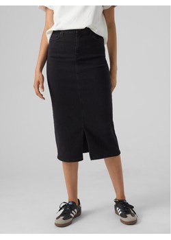 Vero Moda Spódnica ołówkowa Lina 10300188 Czarny Regular Fit ze sklepu MODIVO w kategorii Spódnice - zdjęcie 181090747