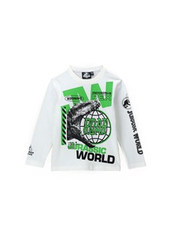 Original Marines Bluzka JURASSIC WORLD DCAV2628B Biały Regular Fit ze sklepu MODIVO w kategorii T-shirty chłopięce - zdjęcie 181090966