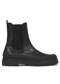 Calvin Klein Sztyblety Chelsea Boot High HM0HM01215 Czarny ze sklepu MODIVO w kategorii Buty zimowe męskie - zdjęcie 181091105