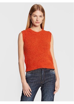 Sisley Sweter 102VM101X Pomarańczowy Regular Fit ze sklepu MODIVO w kategorii Swetry damskie - zdjęcie 181091179