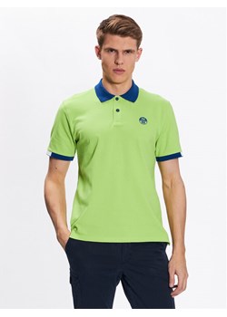 North Sails Polo Graphic 692400 Zielony Regular Fit ze sklepu MODIVO w kategorii T-shirty męskie - zdjęcie 181091208