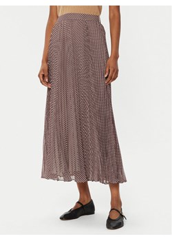 Tommy Hilfiger Spódnica plisowana WW0WW43883 Bordowy Regular Fit ze sklepu MODIVO w kategorii Spódnice - zdjęcie 181091235