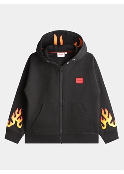Hugo Bluza G00031 S Czarny Regular Fit ze sklepu MODIVO w kategorii Bluzy chłopięce - zdjęcie 181091275