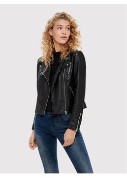 ONLY Kurtka z imitacji skóry Gemma 15153079 Czarny Regular Fit ze sklepu MODIVO w kategorii Kurtki damskie - zdjęcie 181091336