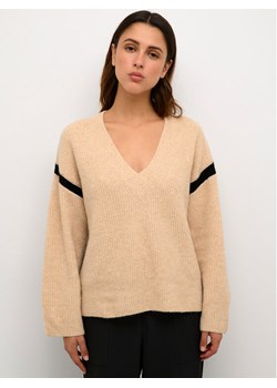 Karen by Simonsen Sweter Kirstenkb 10104564 Beżowy Relaxed Fit ze sklepu MODIVO w kategorii Swetry damskie - zdjęcie 181091377
