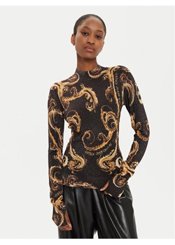 Versace Jeans Couture Sweter 77HAFM24 Czarny Slim Fit ze sklepu MODIVO w kategorii Swetry damskie - zdjęcie 181091455