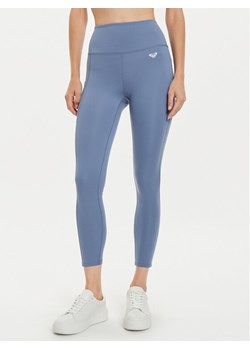 Roxy Legginsy Heart Into It ERJNP03488 Niebieski Slim Fit ze sklepu MODIVO w kategorii Spodnie damskie - zdjęcie 181091476