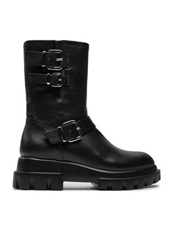 AGL Botki Chunky Biker D756589PGKD0711013 Czarny ze sklepu MODIVO w kategorii Botki - zdjęcie 181091536