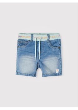 NAME IT Szorty jeansowe 13202337 Niebieski Regular Fit ze sklepu MODIVO w kategorii Spodenki niemowlęce - zdjęcie 181091649