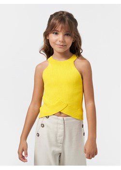 Mayoral Top 6023 Żółty Slim Fit ze sklepu MODIVO w kategorii Bluzki dziewczęce - zdjęcie 181091696