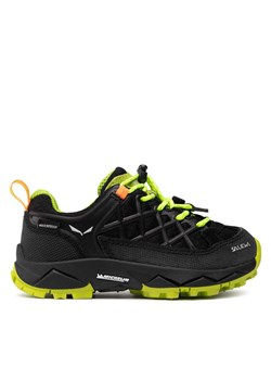 Salewa Trekkingi Jr Wildfire Wp 64009-0986 Czarny ze sklepu MODIVO w kategorii Buty trekkingowe dziecięce - zdjęcie 181091787