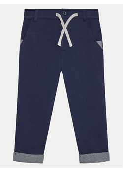 United Colors Of Benetton Spodnie materiałowe 3F1YGF044 Granatowy Regular Fit ze sklepu MODIVO w kategorii Spodnie i półśpiochy - zdjęcie 181091799