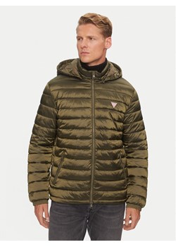 Guess Kurtka puchowa M4YL99 WG922 Zielony Regular Fit ze sklepu MODIVO w kategorii Kurtki męskie - zdjęcie 181091997