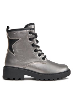 Geox Trapery Jr Casey J9420G 000NF C1363 S Srebrny ze sklepu MODIVO w kategorii Buty zimowe dziecięce - zdjęcie 181091999