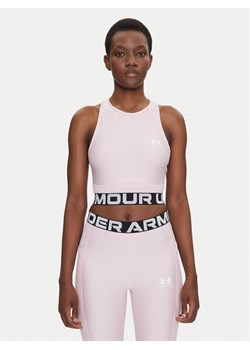 Under Armour Koszulka techniczna HeatGear 1388694 Różowy Slim Fit ze sklepu MODIVO w kategorii Bluzki damskie - zdjęcie 181092018
