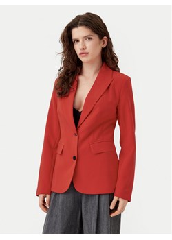 ONLY Marynarka Raven 15338389 Czerwony Slim Fit ze sklepu MODIVO w kategorii Marynarki damskie - zdjęcie 181092109