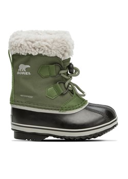 Sorel Śniegowce Yoot Pac™ Nylon Wp 2114112371 Zielony ze sklepu MODIVO w kategorii Buty zimowe dziecięce - zdjęcie 181092276