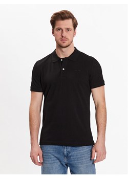 Geox Polo Piquet M3510B-T2649 F9000 Czarny Regular Fit ze sklepu MODIVO w kategorii T-shirty męskie - zdjęcie 181092318