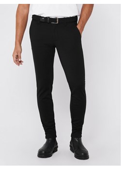 Only & Sons Chinosy Mark 22010209 Czarny Slim Fit ze sklepu MODIVO w kategorii Spodnie męskie - zdjęcie 181092339