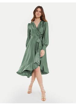 Swing Sukienka koktajlowa 5AE29200 Zielony Relaxed Fit ze sklepu MODIVO w kategorii Sukienki - zdjęcie 181092376